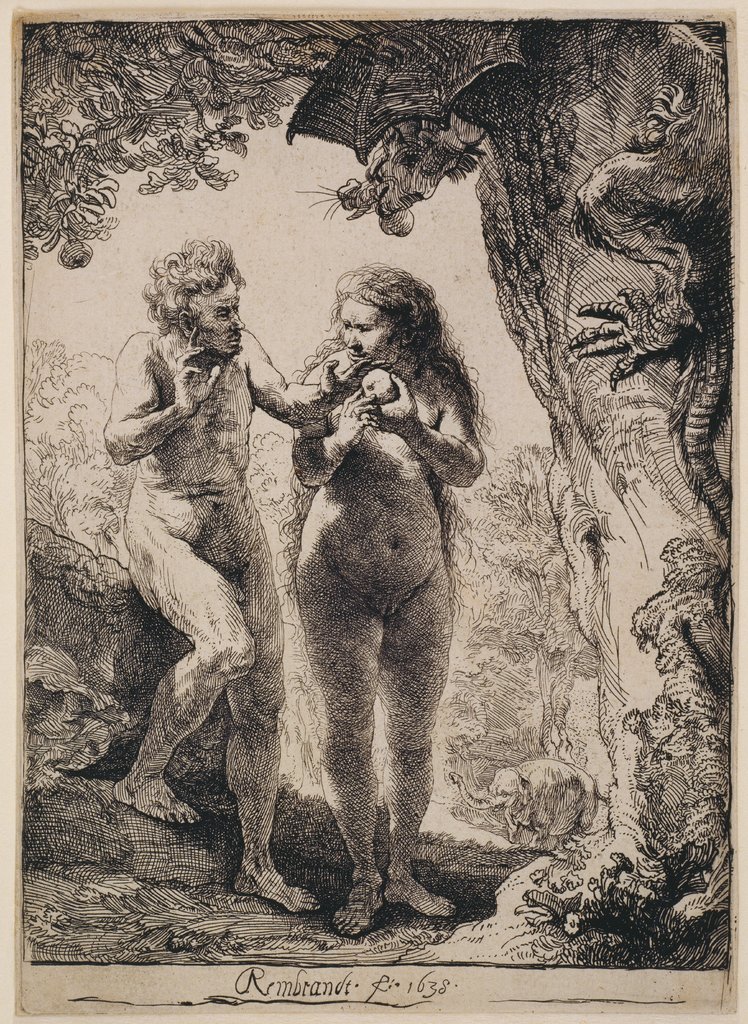 Adam and Eve, Rembrandt Harmensz. van Rijn