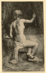 Die Frau mit dem Pfeil, Rembrandt Harmensz. van Rijn