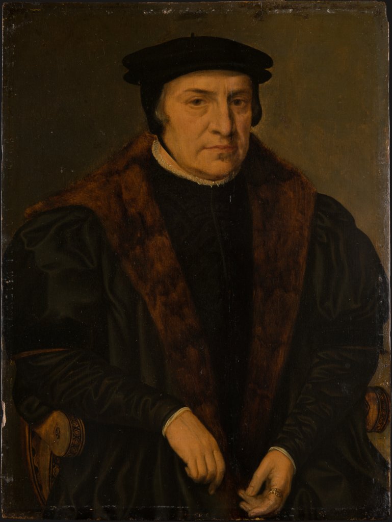 Portrait of an Elderly Man in an Armchair, Dutch Master around 1560