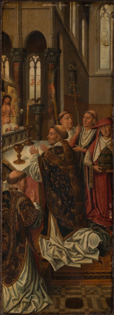 The Mass of St Gregory, Master of the Morrison Triptych