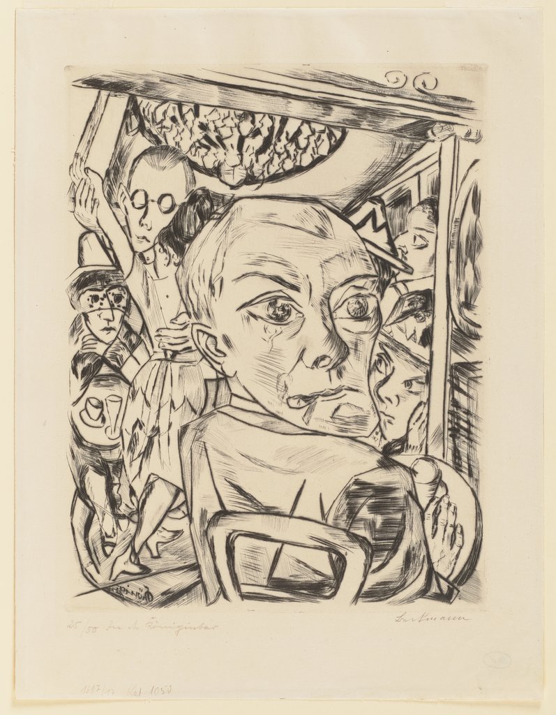 Königinbar (Selbstbildnis), Max Beckmann