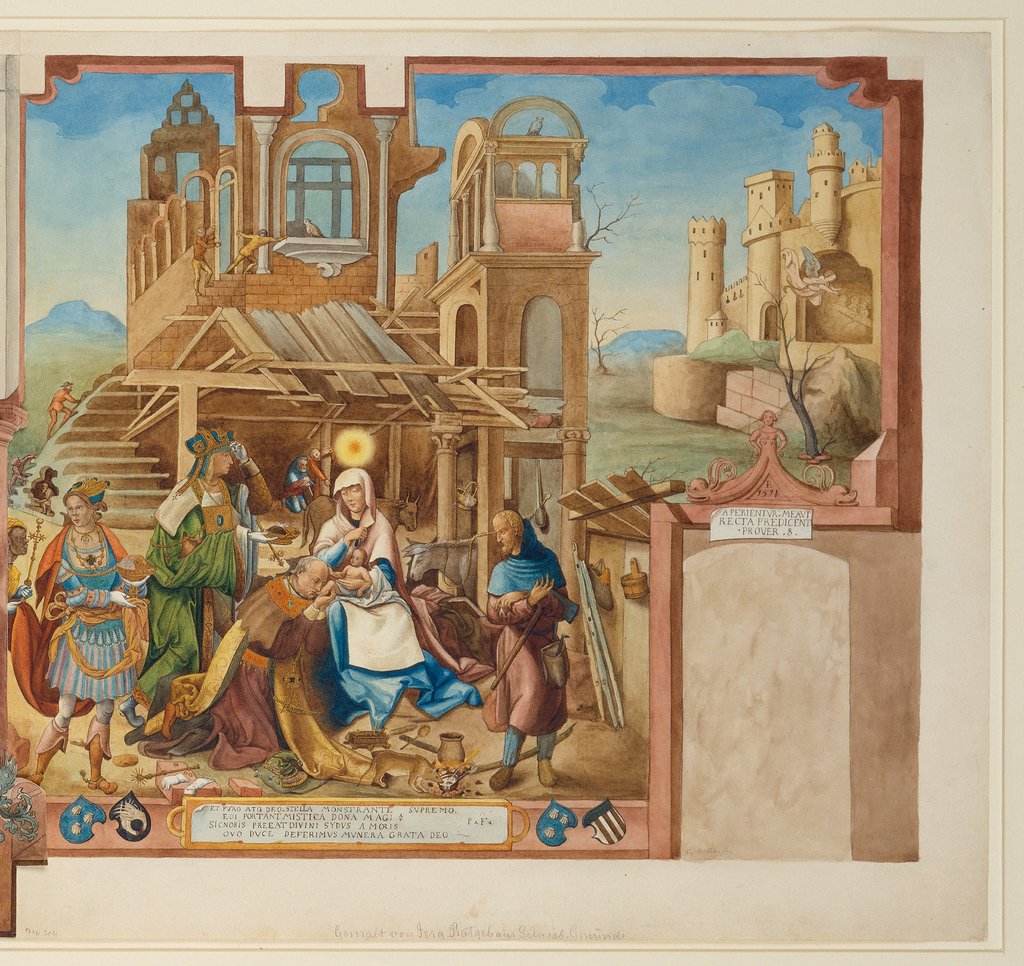 Adoration of the Magi, Christian Becker, after Jörg Ratgeb