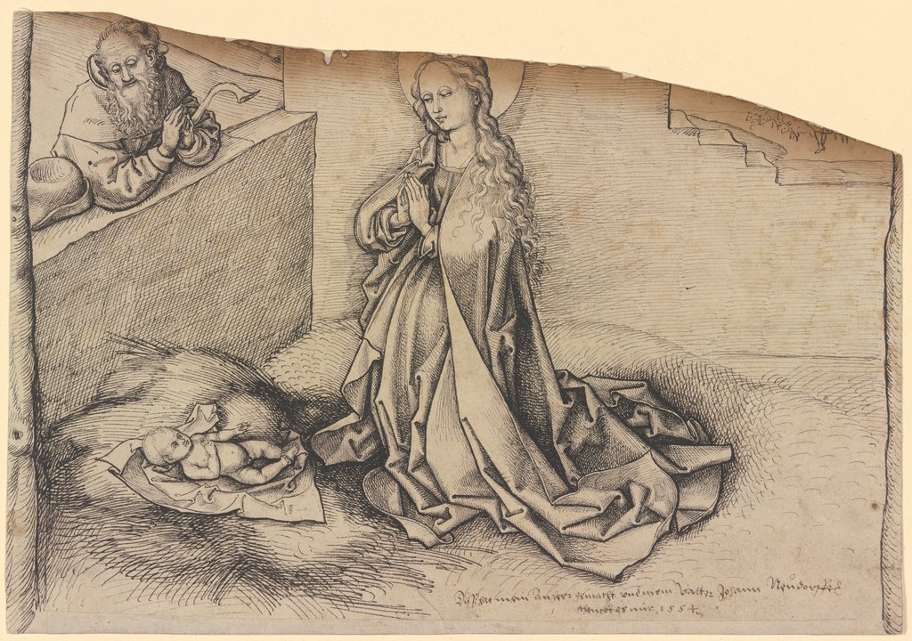 The Nativity, Martin Schongauer;  succession