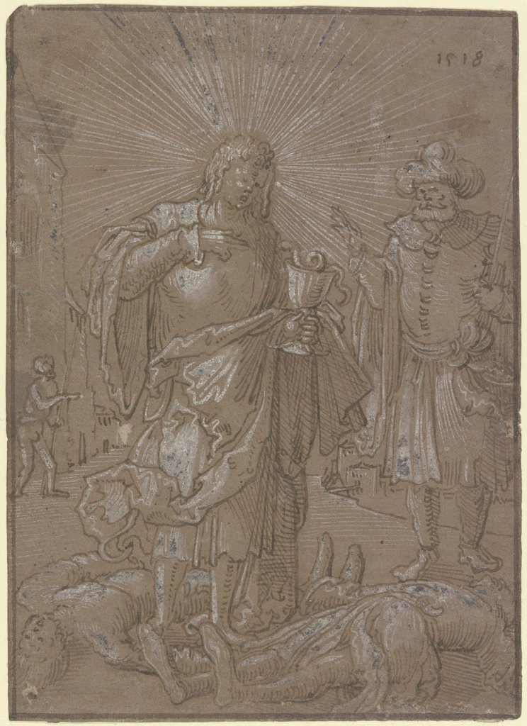 Johannes der Evangelist mit Giftbecher, Wolf Huber