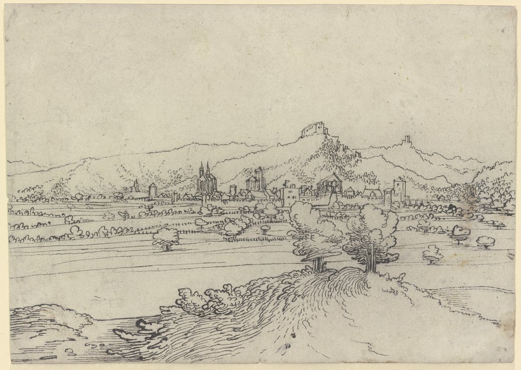 View of Passau (?), Wolf Huber;  workshop