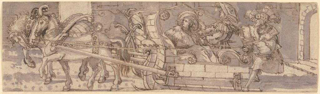 Sleigh ride, Petrarcameister, Hans Weiditz;   ?