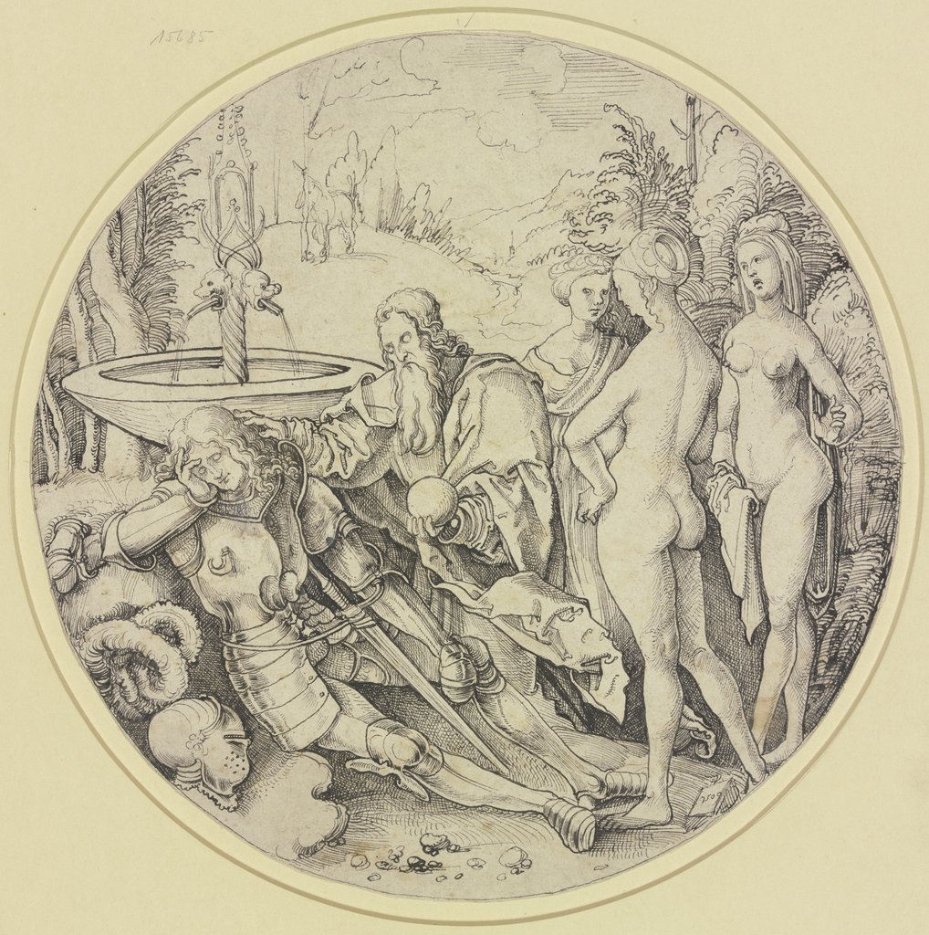 Paris' dream, southern German, 16th century