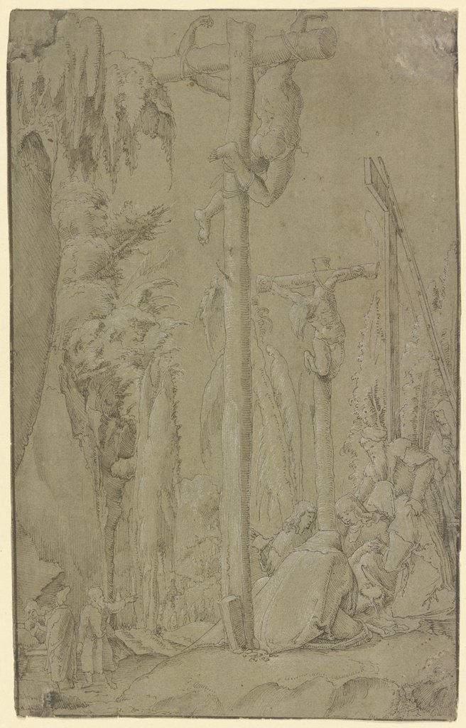 Lamentation under the Cross, Albrecht Altdorfer;  workshop ?, Albrecht Altdorfer;  circle ?