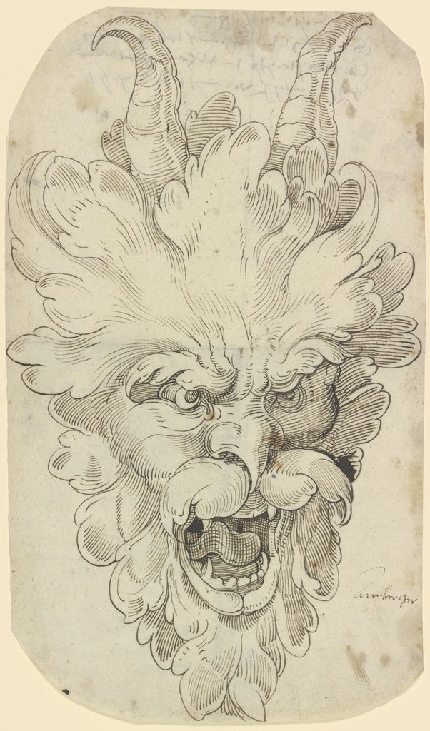 Satyr-like leaf mask, Christoph Amberger;   ?