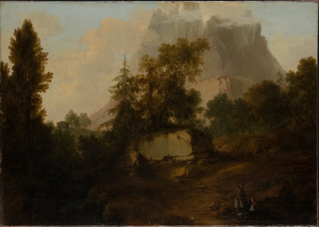 Mountain Landscape in Switzerland, Philipp Hieronymus Brinckmann