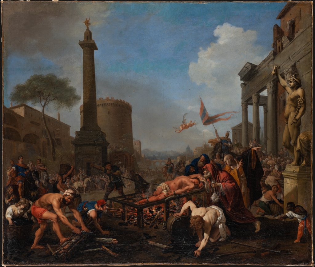 The Martyrdom of Saint Lawrence, Bartholomeus Breenbergh