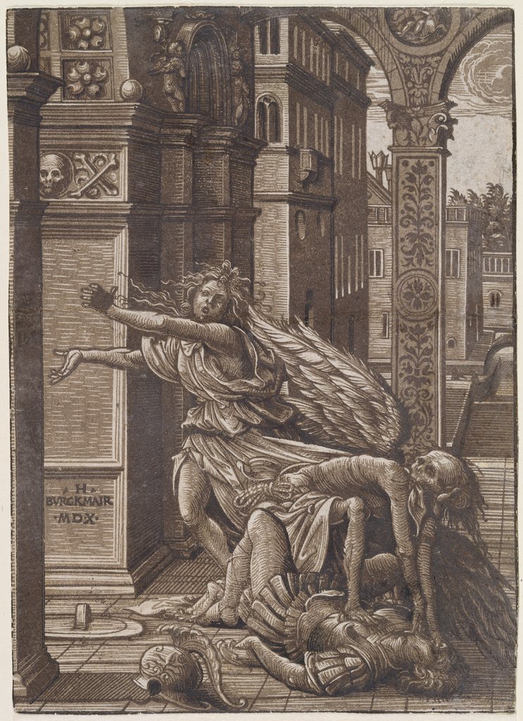 Lovers surprised by death, Hans Burgkmair