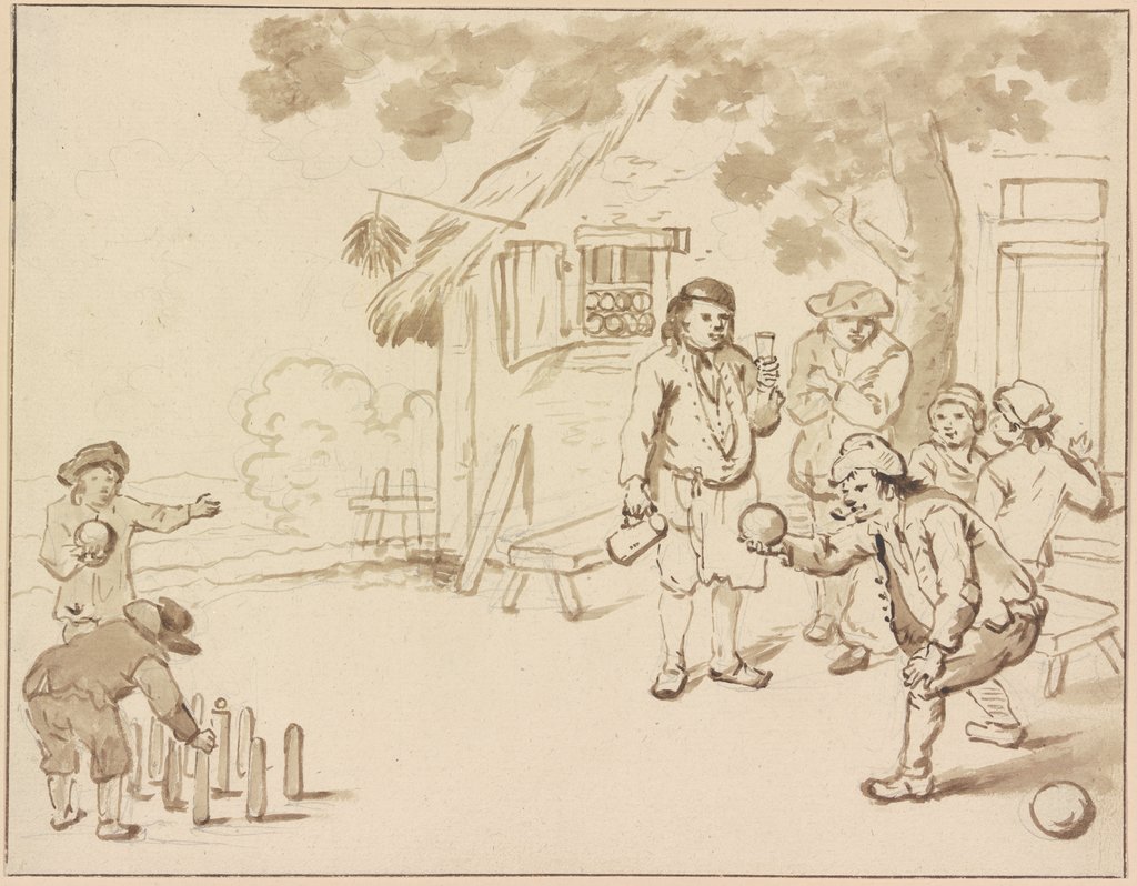 Farmers bowling, Friedrich Wilhelm Hirt