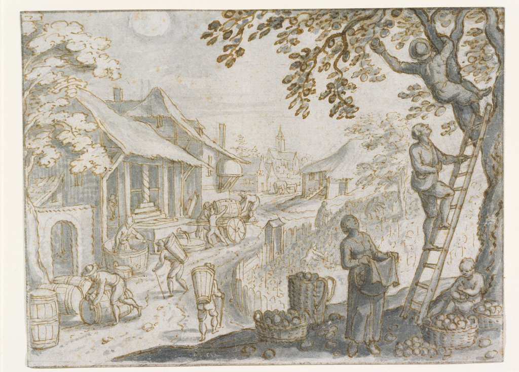 Jahreszeitenbild Herbst, Matthäus Merian d. Ä.