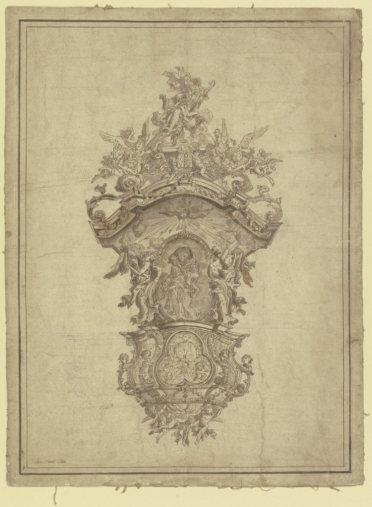 Design for a pulpit, Josef Herscher