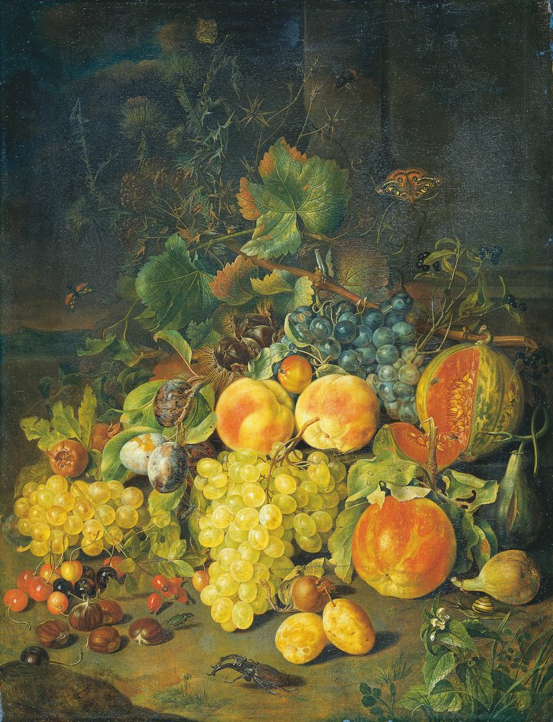 Still Life with Fruits, Johann Daniel Bager