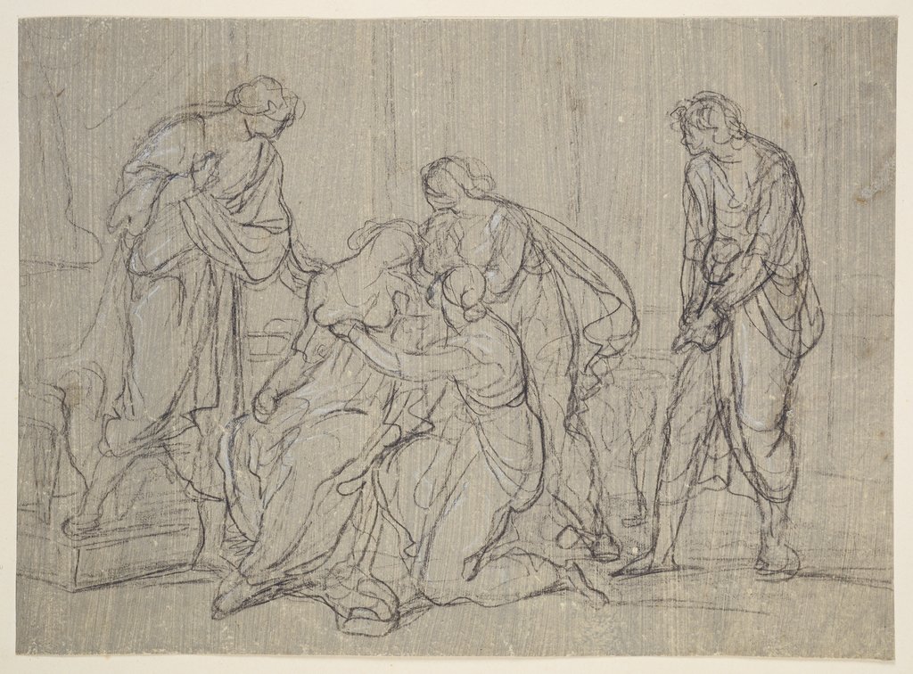 Vergil liest Augustus und Octavia die Aeneis vor, Angelica Kauffmann