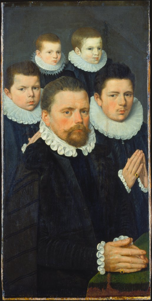 Shutter of an Altarpiece with Male Donors, Flemish Master around 1570/1580