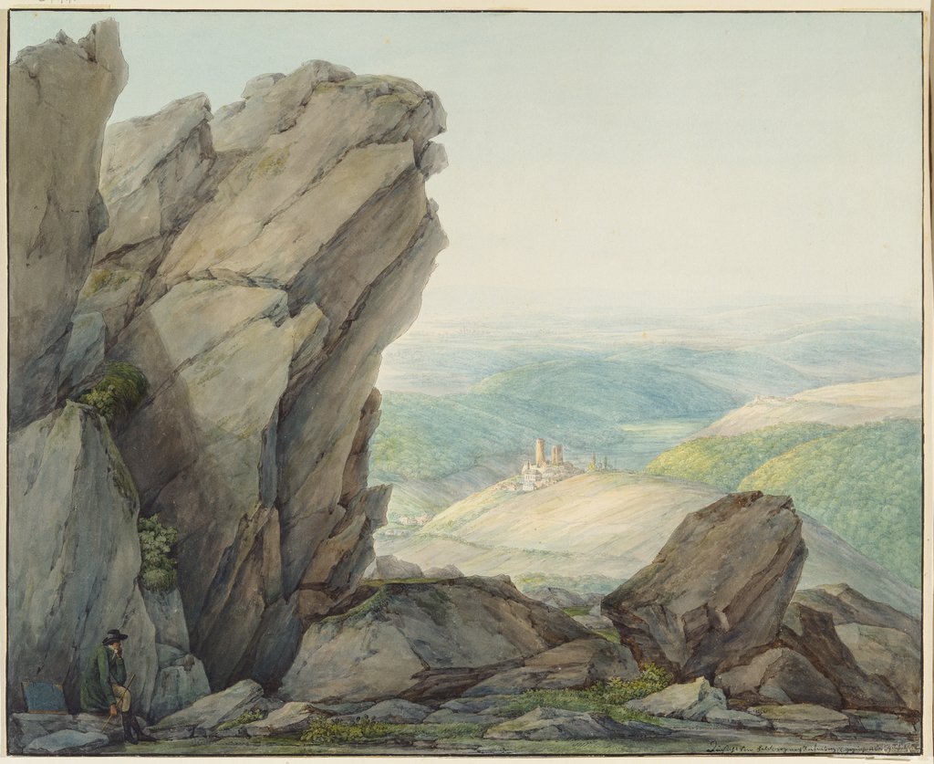 View from the Feldberg (Taunus) to Reifenberg, Christian Georg Schütz