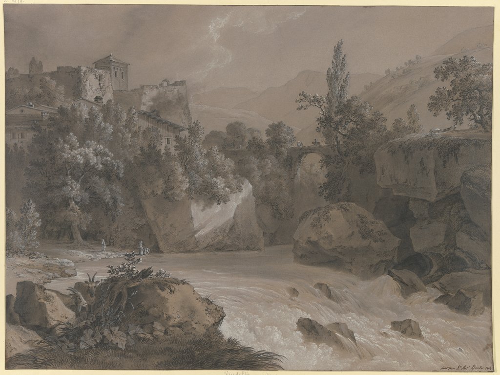 Vue de Clée, pays de Vaud, Jean-Antoine Linck