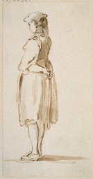Stehendes Mädchen in Tracht, Georg Melchior Kraus