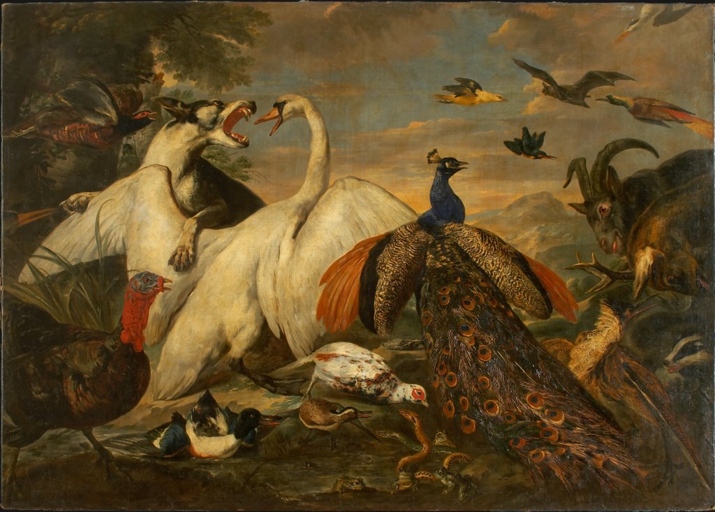 Fighting Animals as Allegory of the Combat between Virtue and Vice, Pieter Boel