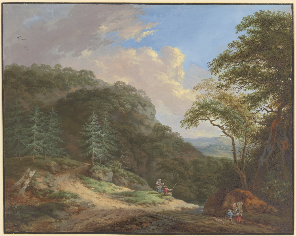 Gebirgslandschaft, Friedrich Rauscher