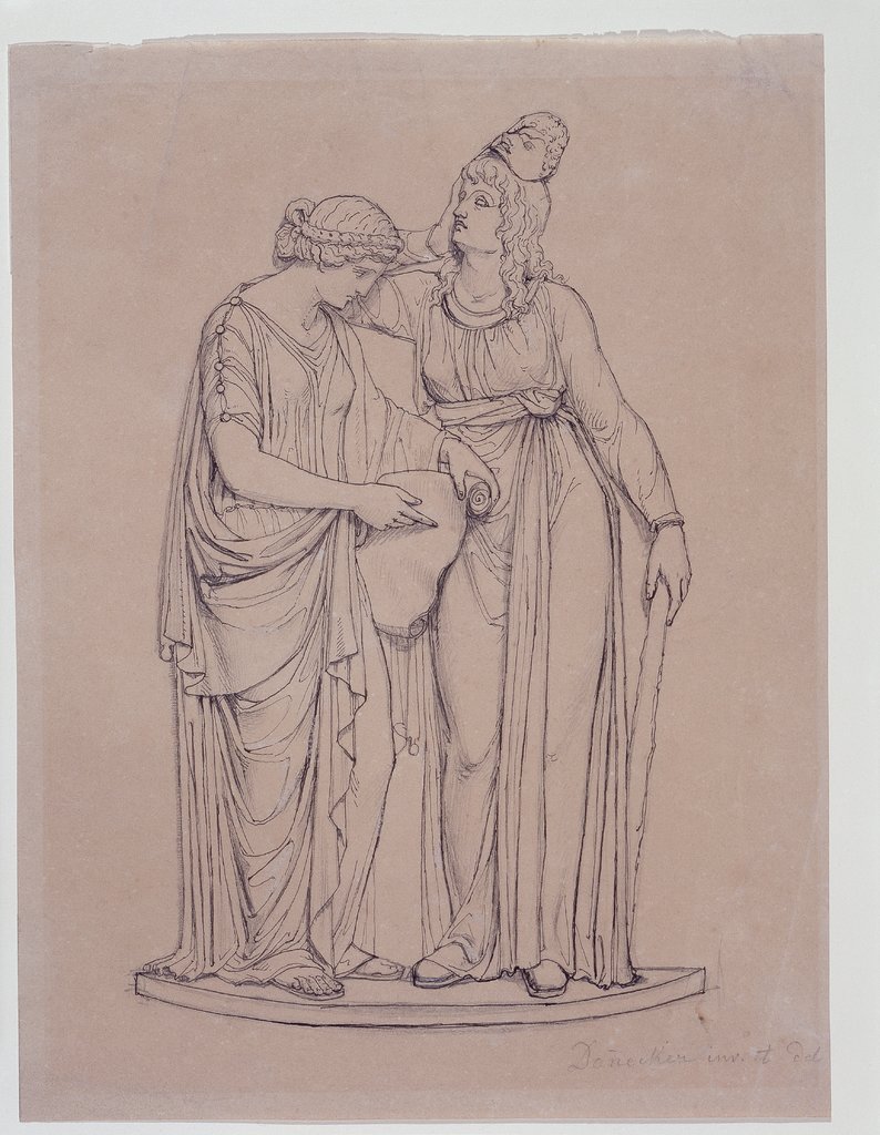 Klio und Melpomene, Johann Heinrich von Dannecker