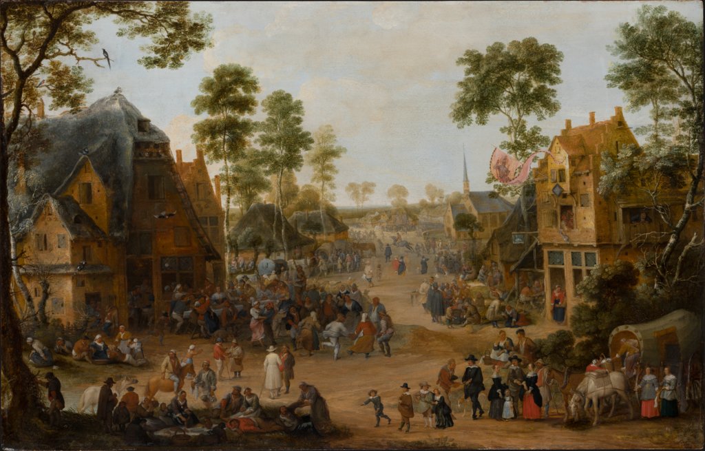 Village Church Festival, Adriaen van Stalbemt