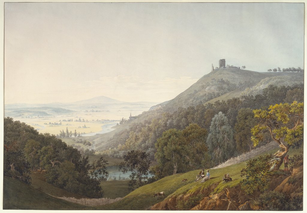 Die Ruine Kalsmunt bei Wetzlar, Friedrich Christian Reinermann