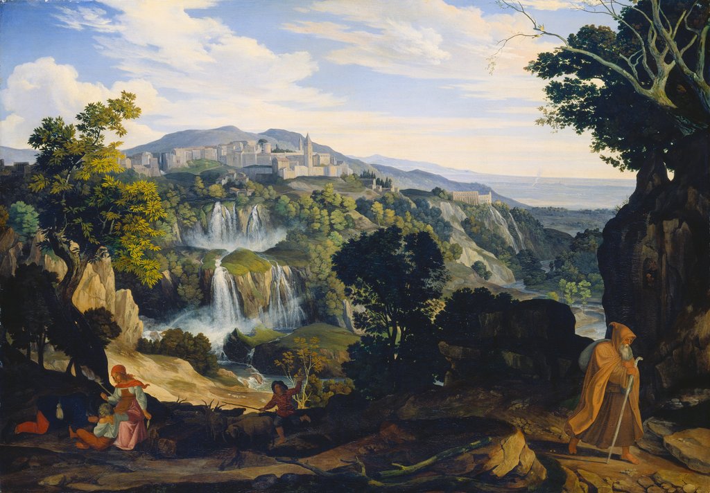 The Waterfalls of Tivoli, Carl Philipp Fohr