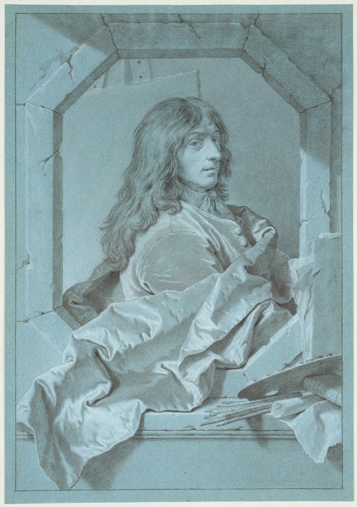 Portrait of the Painter Sébastien Bourdon, Hyacinthe Rigaud