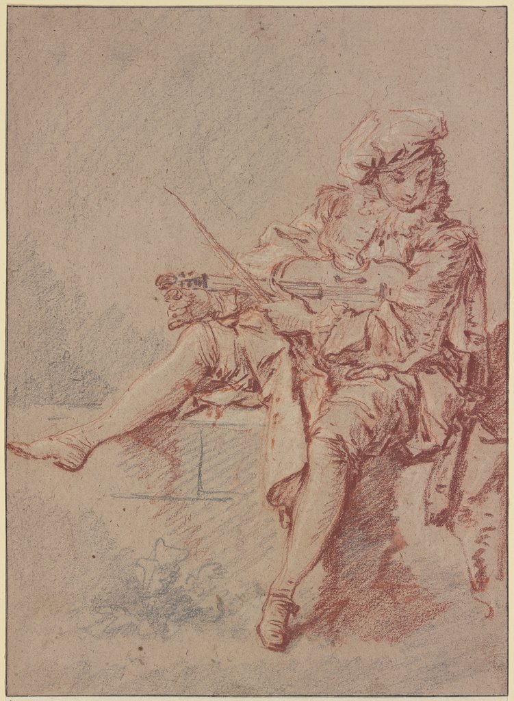 Violinspieler, François Boucher