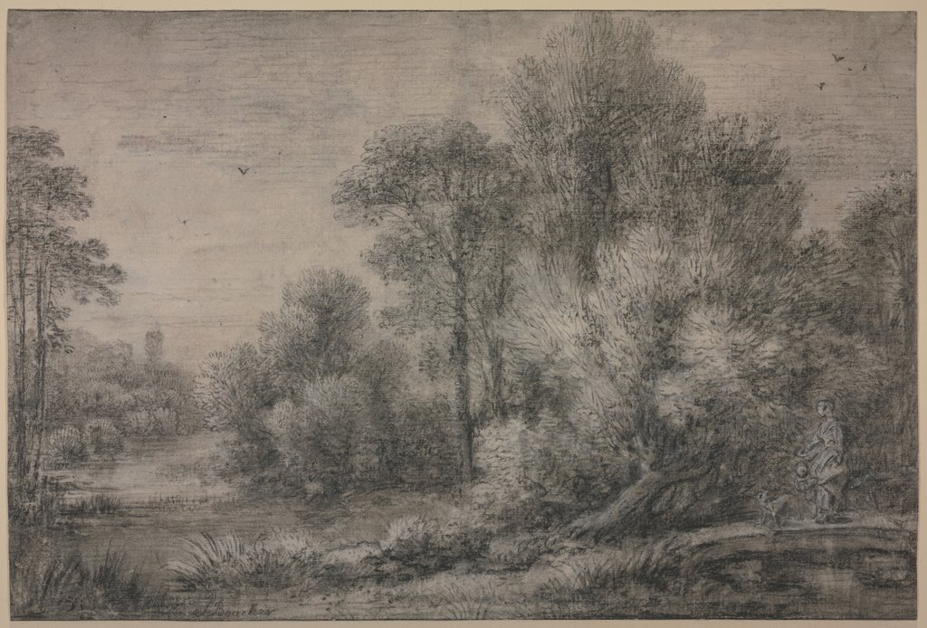 Flußlandschaft, François Boucher