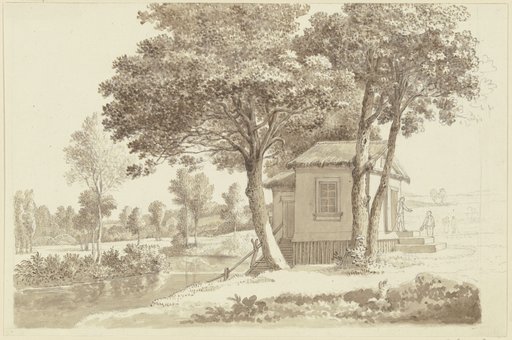 Das Badehaus Carl Augusts von Weimar an der Ilm, Georg Melchior Kraus