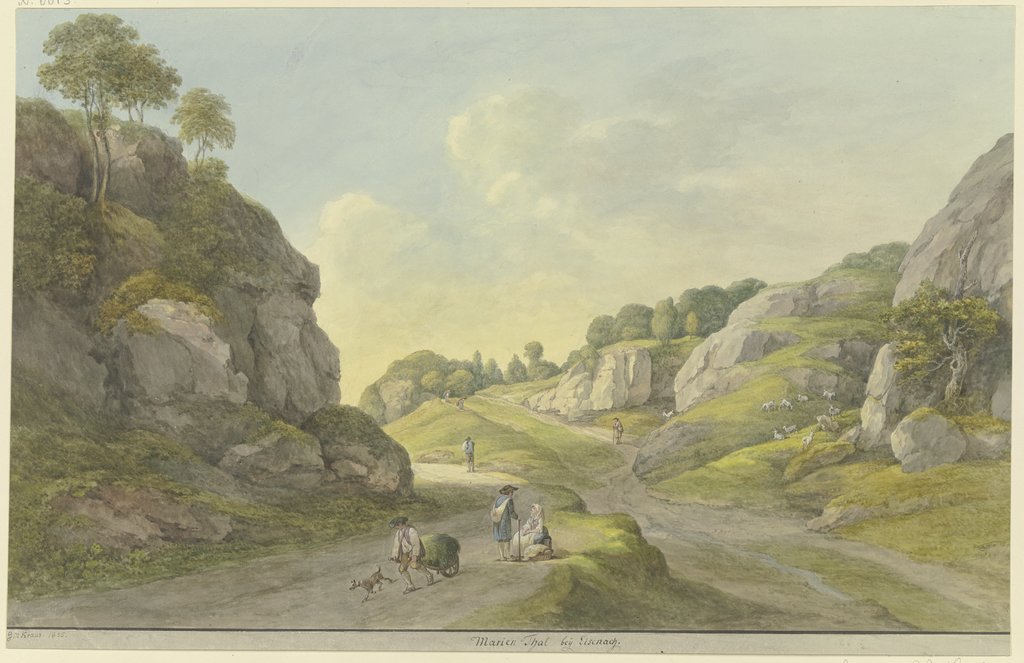 Marien valley near Eisenach, Georg Melchior Kraus