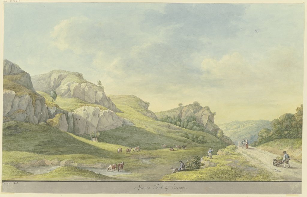 Marien valley near Eisenach, Georg Melchior Kraus