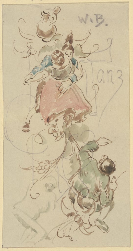 Dance card, Wilhelm Busch