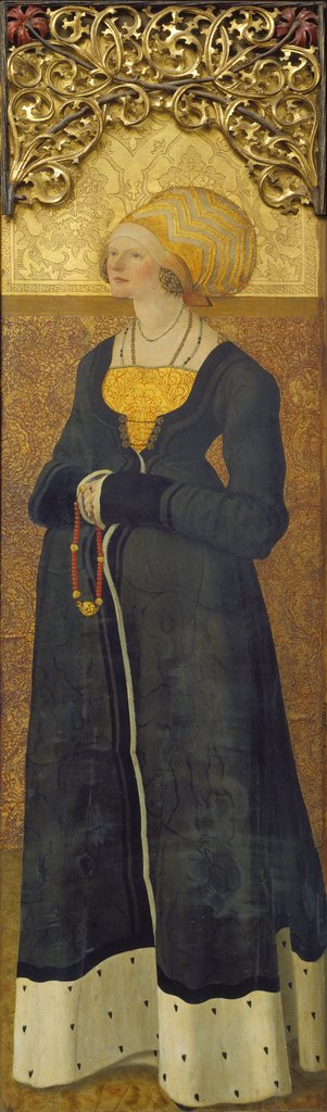 Portrait of Margarete Stalburg, née vom Rhein (1484–1550), Master of the Stalburg Portraits