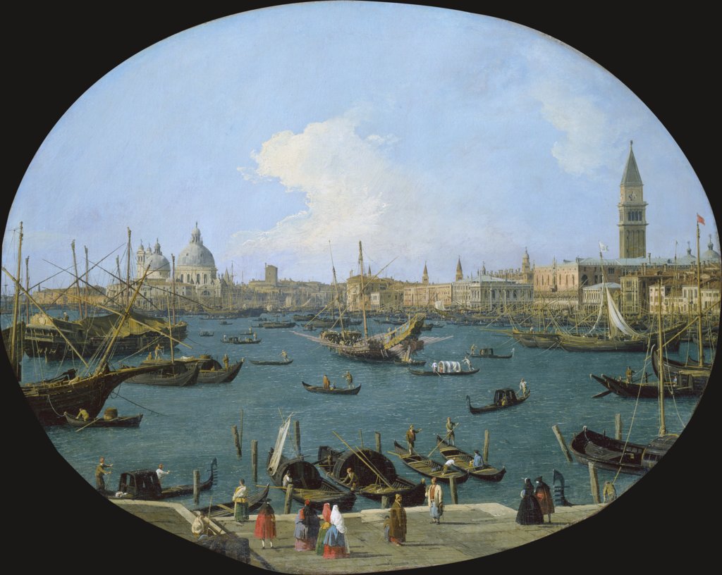 Seen from the Bacino di San Marco in Venice, Canaletto (Giovanni Antonio Canal)