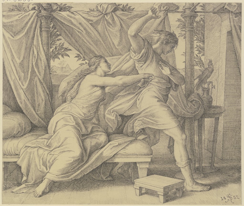 Josephs Keuschheit und der Potiphar Untreue, Julius Schnorr von Carolsfeld