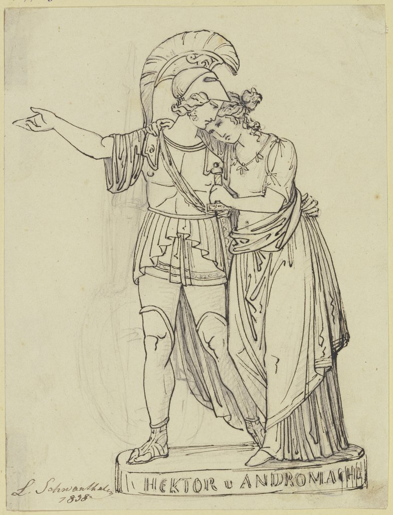 Hektor und Andromache, Ludwig von Schwanthaler