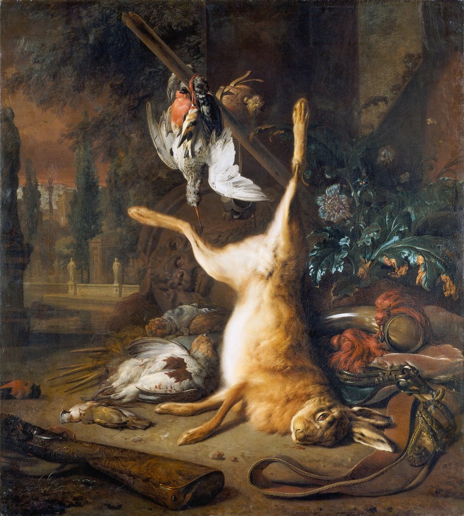 Still Life with Dead Rabbit and Birds, Jan Weenix