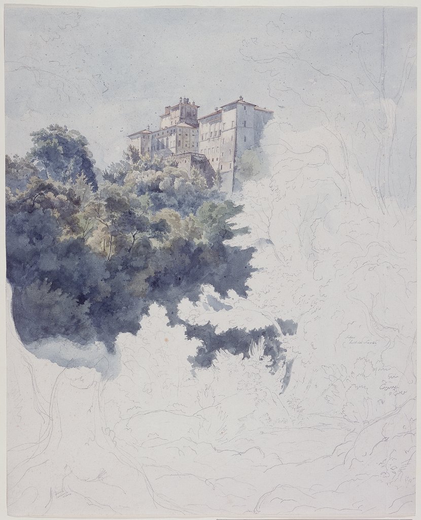 Villa Chigi near Ariccia, Ernst Fries