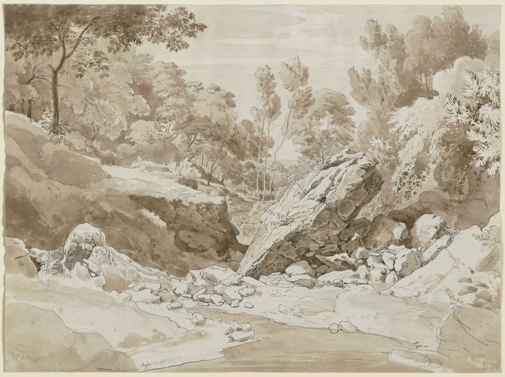 Felslandschaft bei Massa di Carrara, Ernst Fries