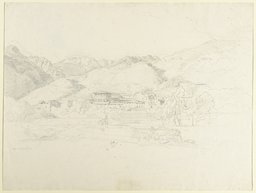 Ansicht von Massa di Carrara, Ernst Fries