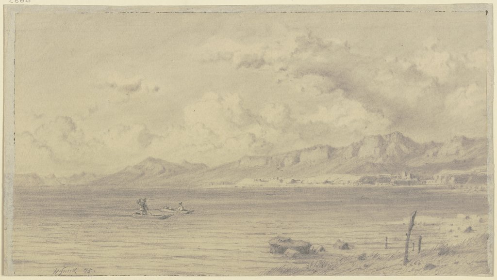 Italian seascape, Heinrich Funk