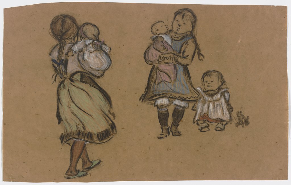 Five working-class children, Heinrich Zille