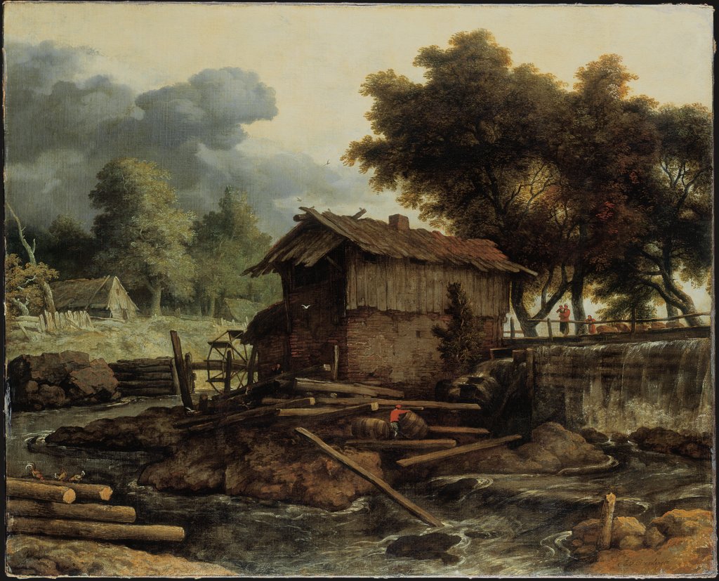 Landscape with Sawmill, Allaert van Everdingen