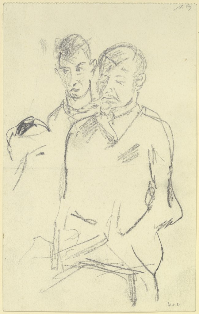 2 Zuhörer, Max Beckmann